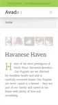 Mobile Screenshot of havanesehaven.com