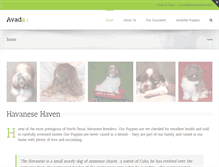 Tablet Screenshot of havanesehaven.com